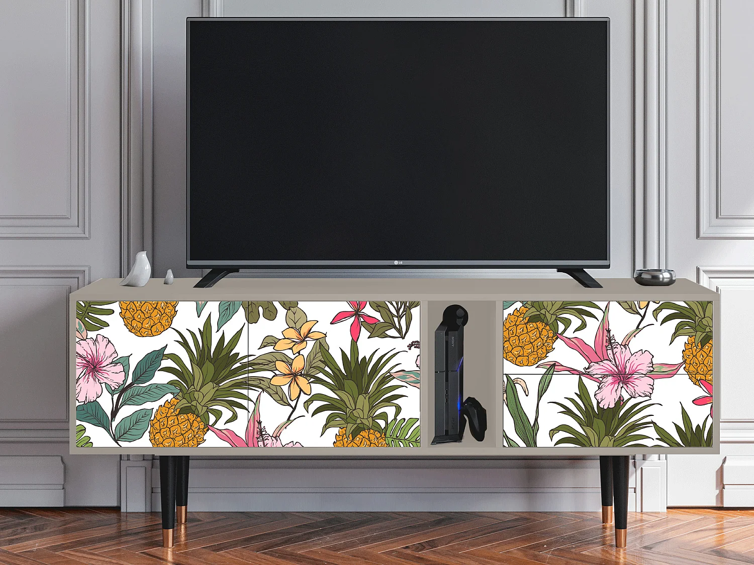 Meuble TV - 170х69х48 cm - T1 - Estival Fruit, Sable