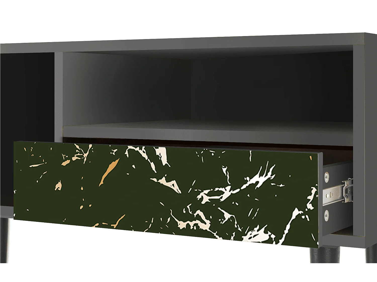 Mueble de TV - 115х59х48 cm - T3 - Amazon Forest, Antracite