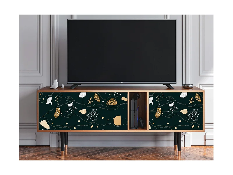 Mueble de TV - 170х69х48 cm - T1 - Space Rocks, Nogal