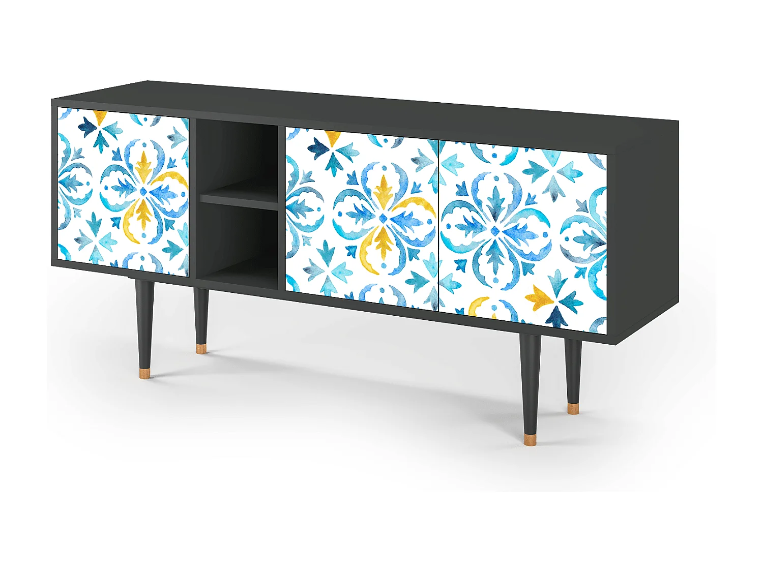 Meuble TV - 150х69х41 cm - T5 - Lisbon Flover, Anthracite