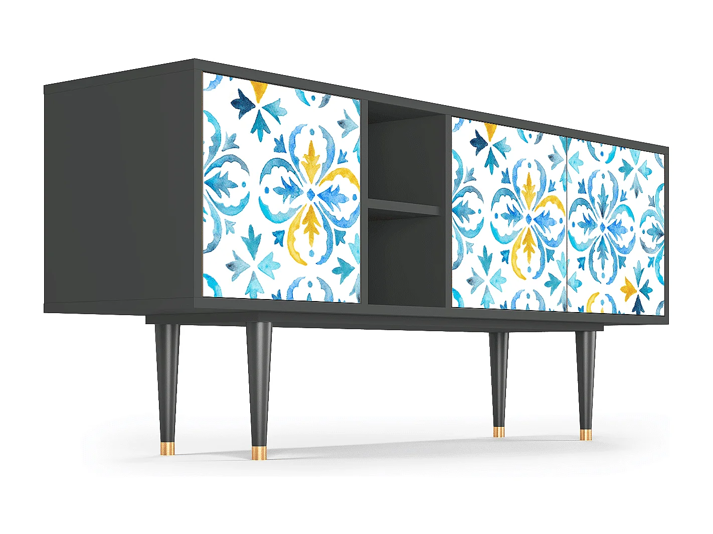 Meuble TV - 150х69х41 cm - T5 - Lisbon Flover, Anthracite