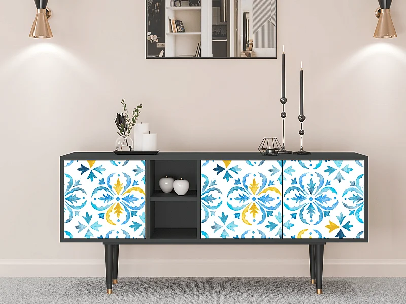 TV-Möbel - 150х69х41 cm - T5 - Lisbon Flover, Anthrazit