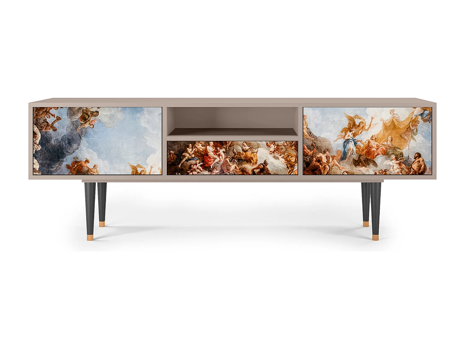 Mueble de TV - 170х59х41 cm - T6 - Versailles, Latte