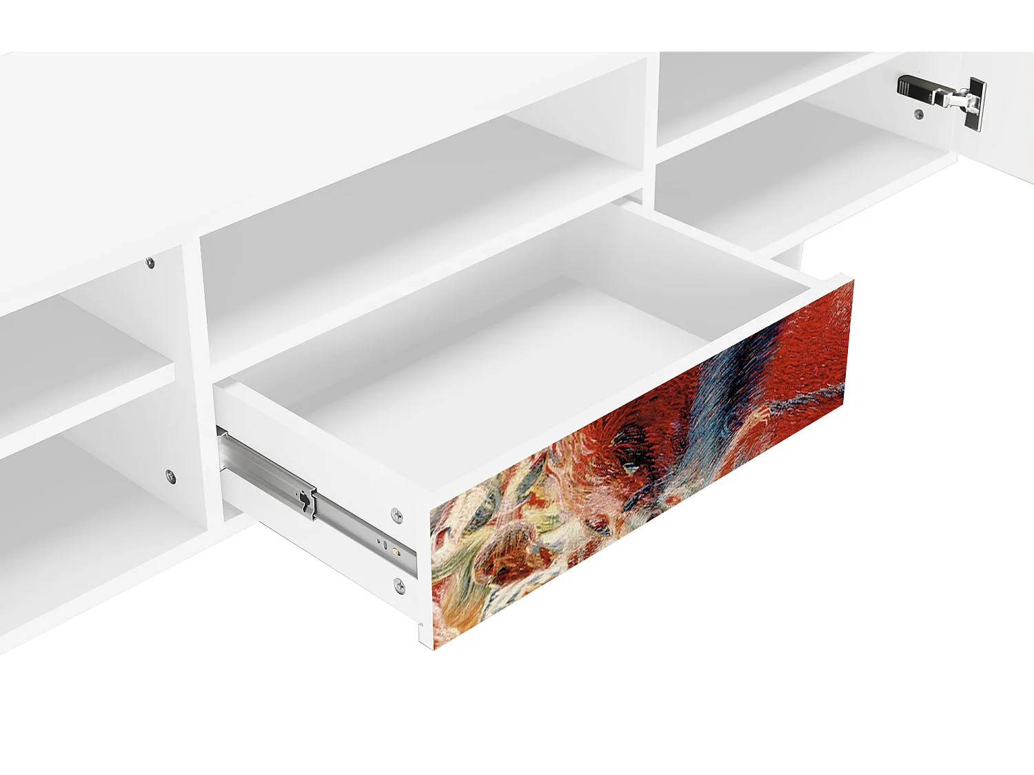 TV-Möbel - 170х59х41 cm - T6 - The City Rises, Weiß