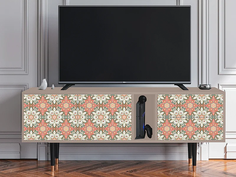 Mueble de TV - 170х69х48 cm - T1 - Peach Grove, Latte