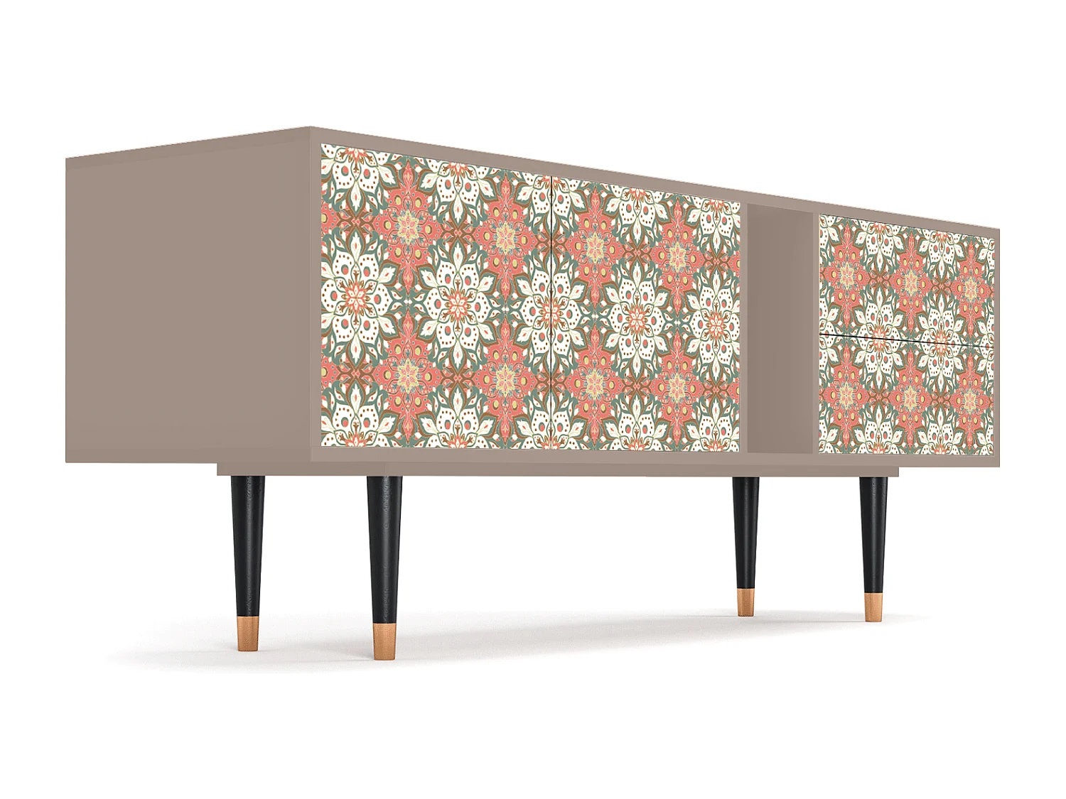 Meuble TV - 170х69х48 cm - T1 - Peach Grove, Latte