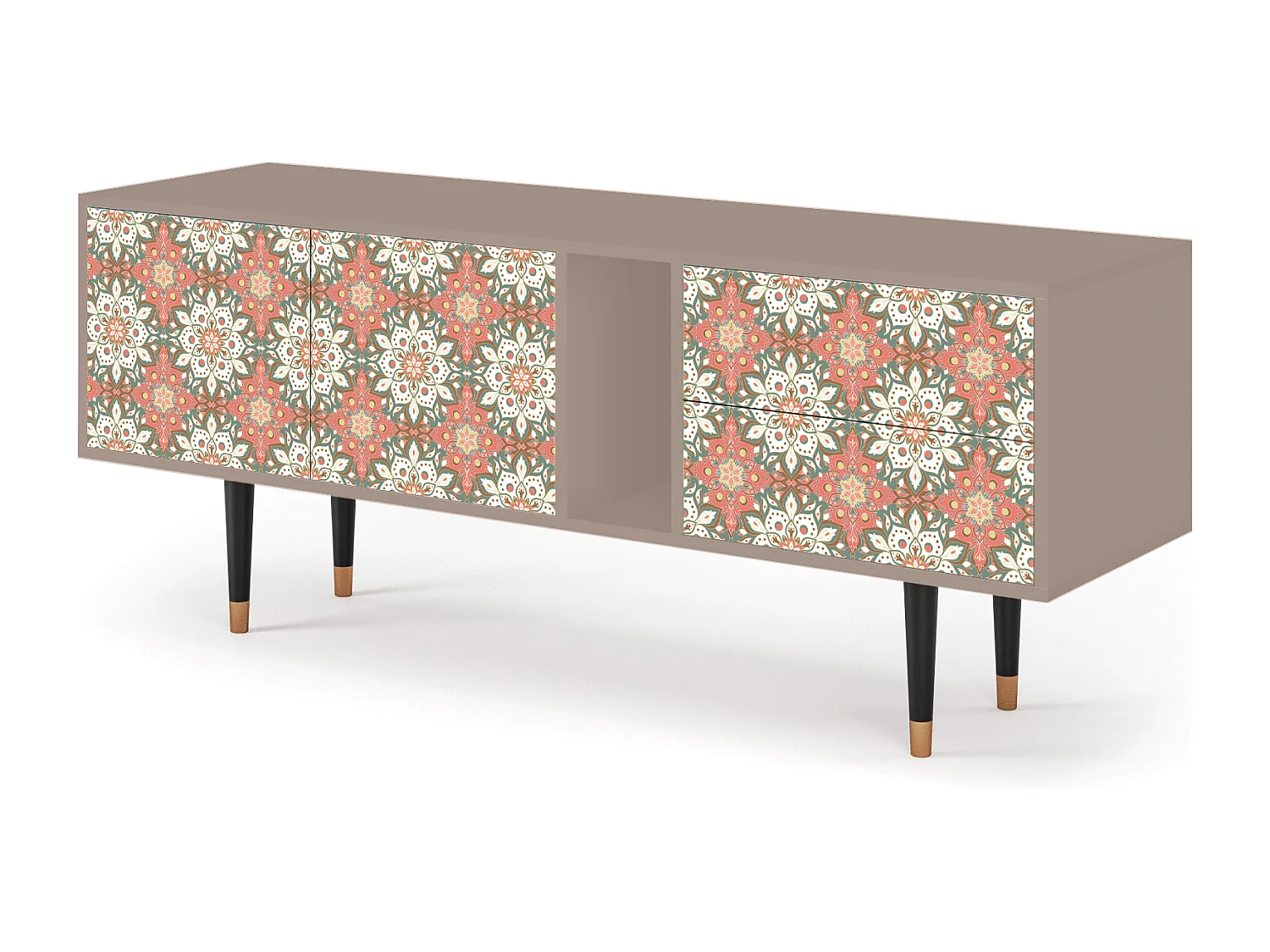 Meuble TV - 170х69х48 cm - T1 - Peach Grove, Latte