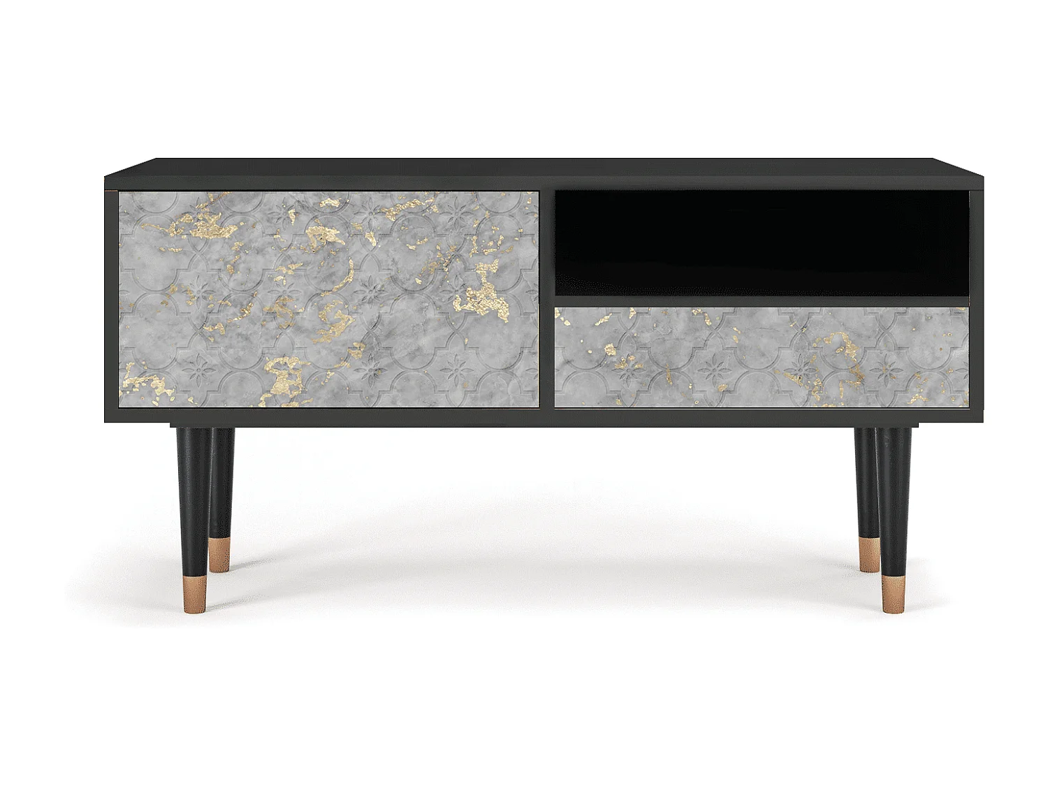 Meuble TV - 115х59х48 cm - T3 - Mariana Trench, Anthracite