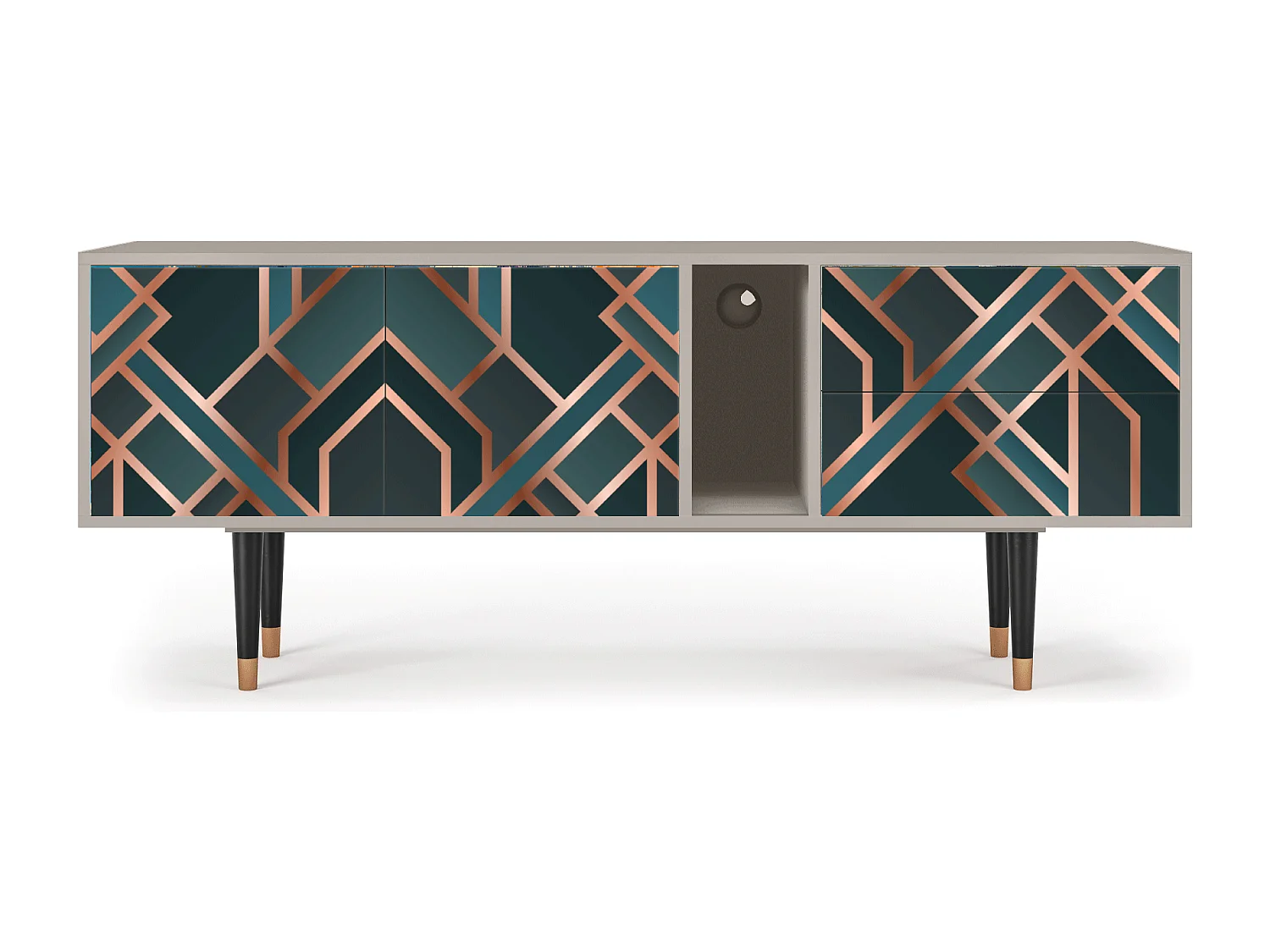 Meuble TV - 170х69х48 cm - T1 - Bronze Crossroad, Sable