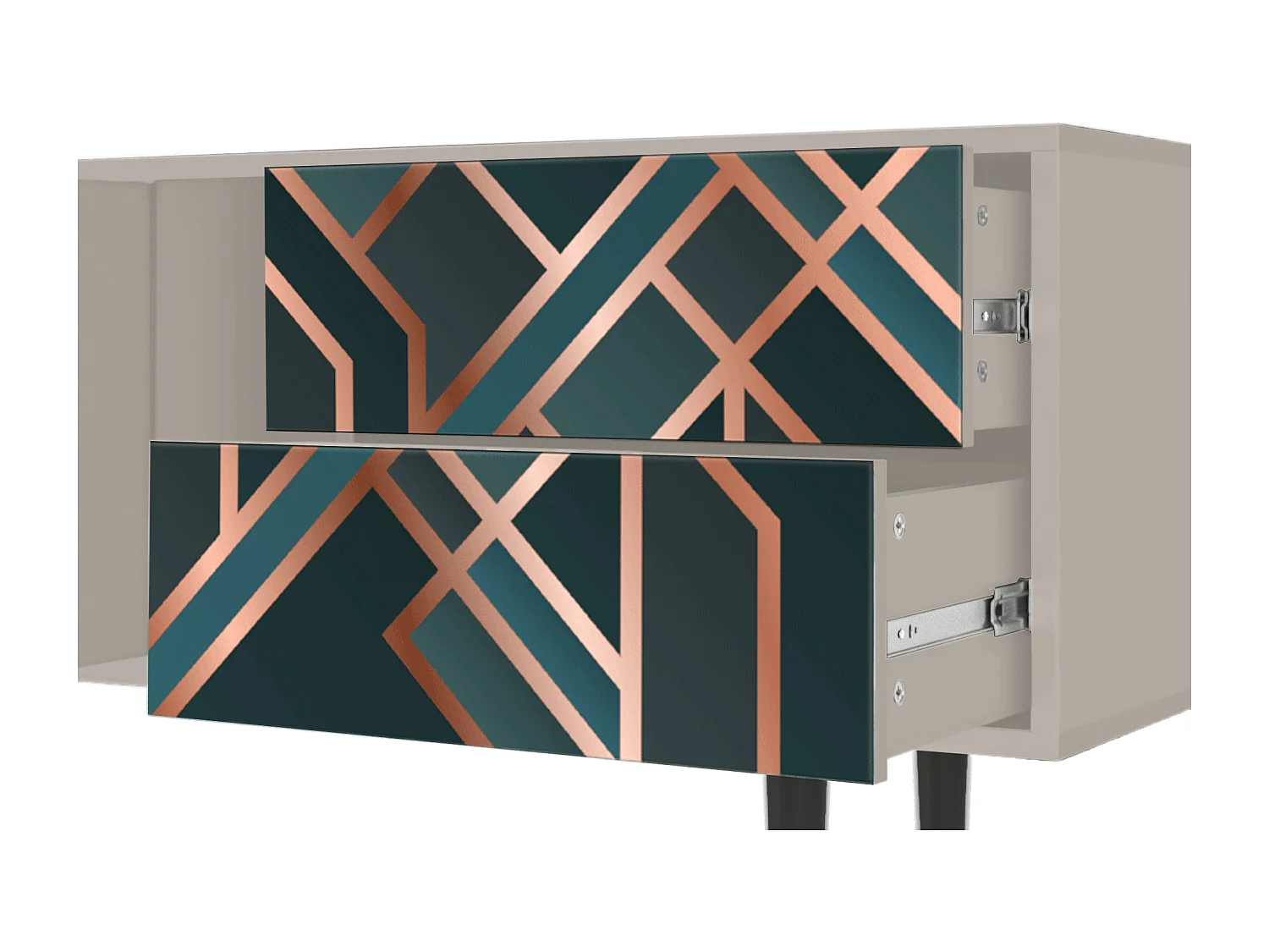 Meuble TV - 170х69х48 cm - T1 - Bronze Crossroad, Sable