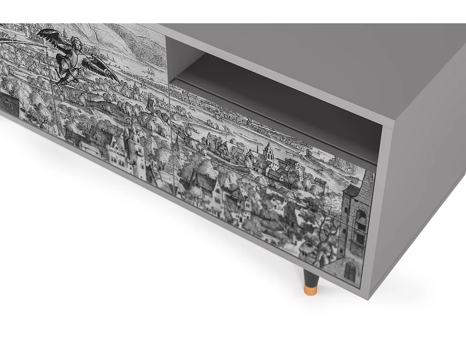 TV-Möbel - 125х56х41 cm - T7 - Departure, Grau