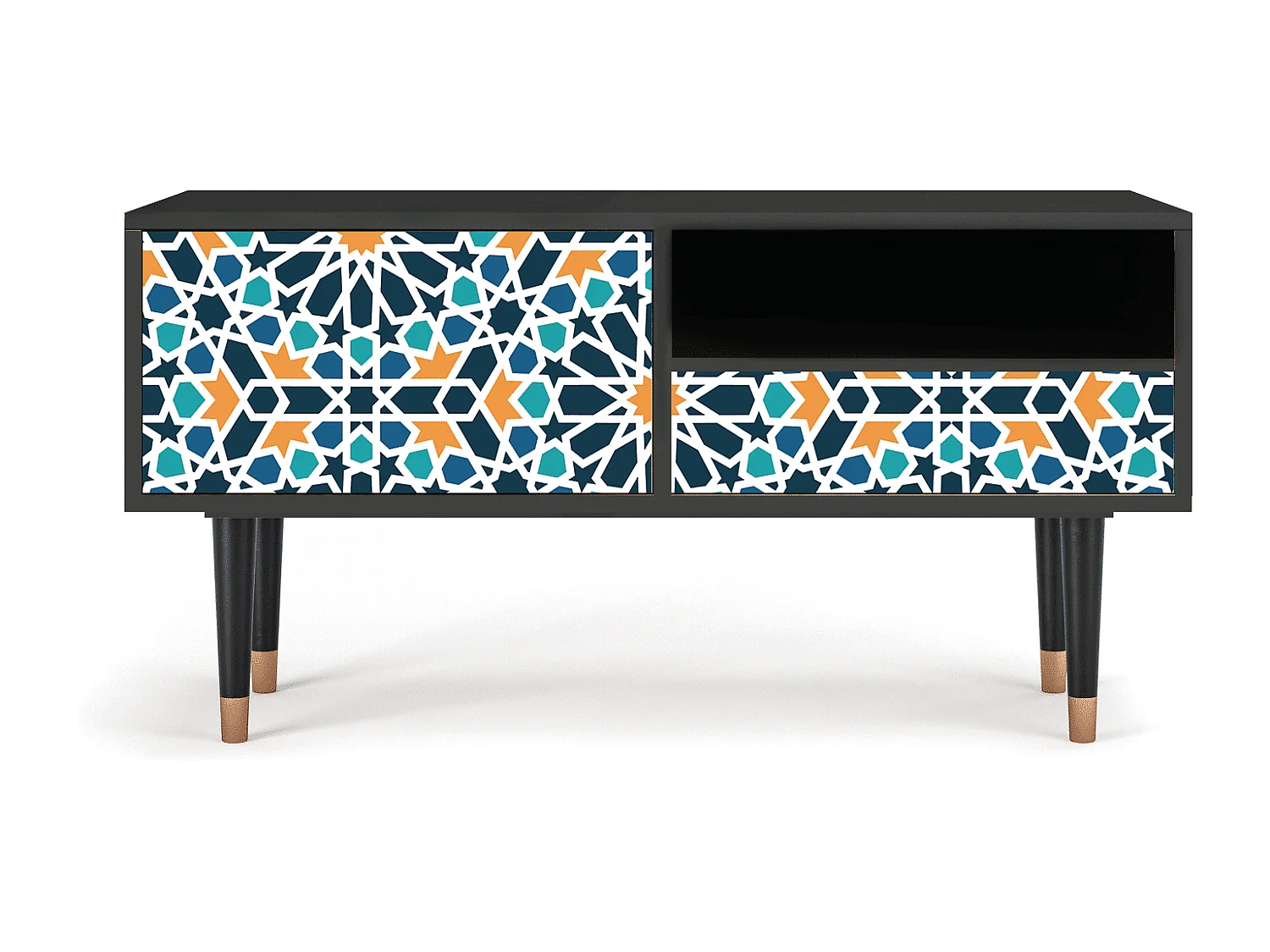 TV-meubel - 115х59х48 cm - T3 - Kaleidoscope, Antraciet