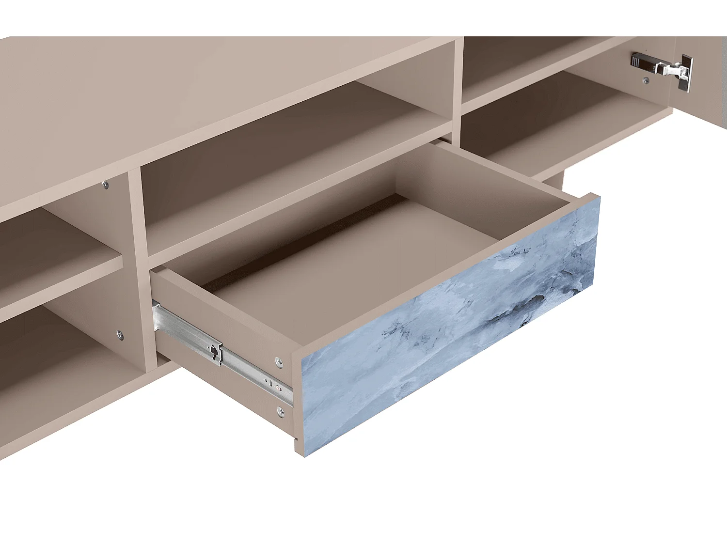 TV-meubel - 170х59х41 cm - T6 - Feather Ice, Latte