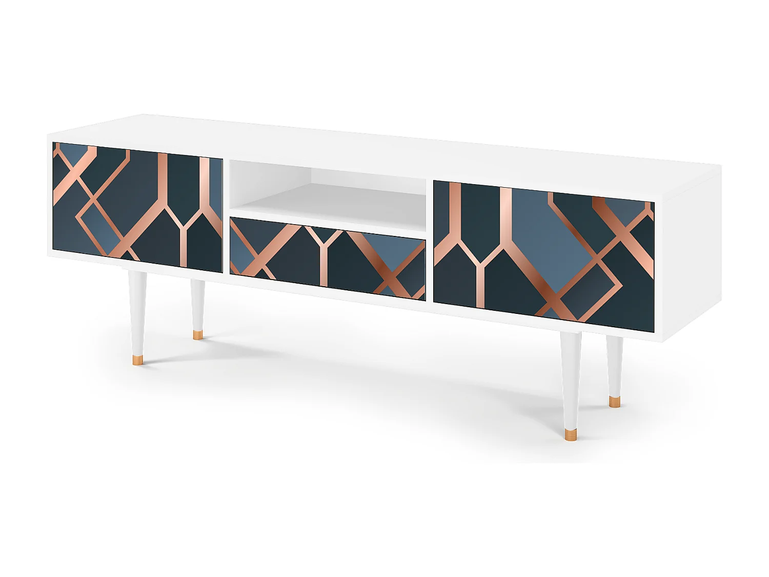 Mobile TV - 170х59х41 cm - T6 - Ashy 1920', Bianco