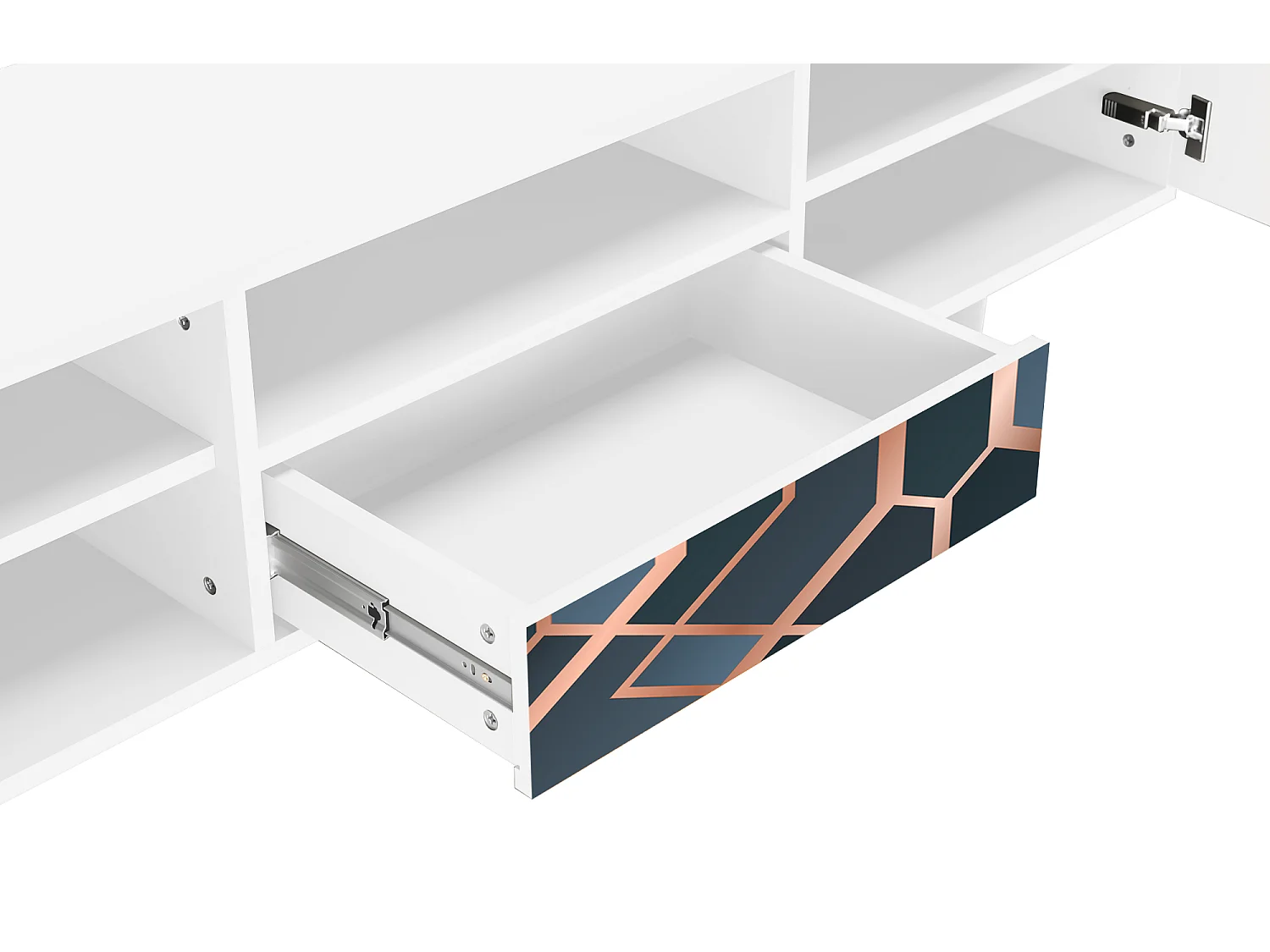 Mobile TV - 170х59х41 cm - T6 - Ashy 1920', Bianco