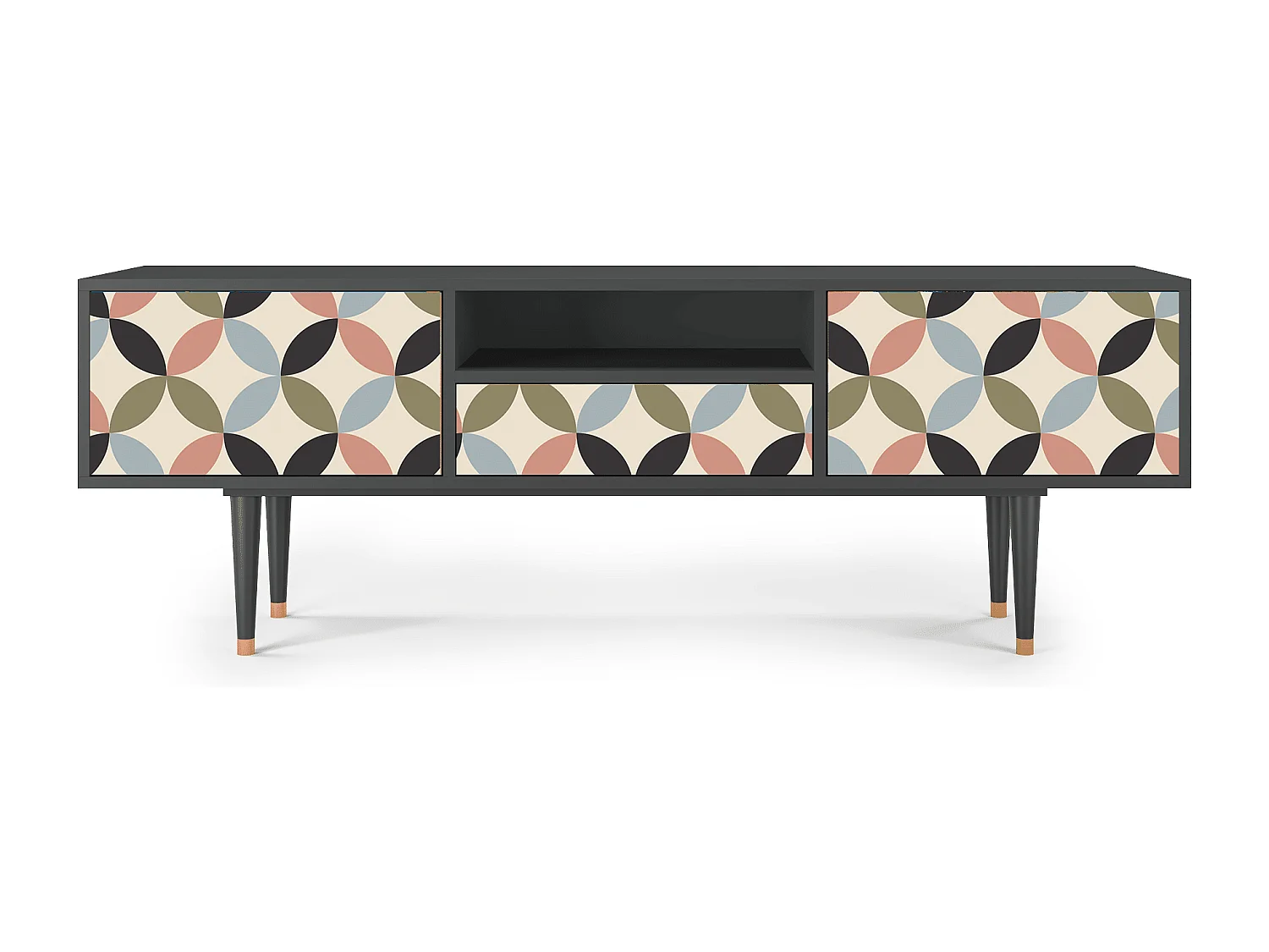 Meuble TV - 170х59х41 cm - T6 - Butterfly Effect, Anthracite