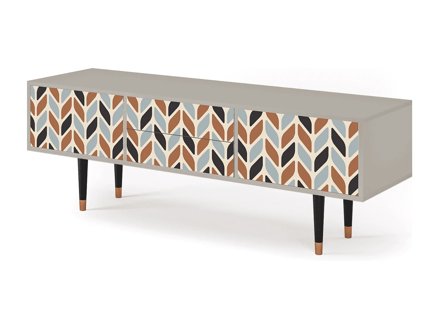 Meuble TV - 170х59х48 cm - T4 - Beige Laure, Sable