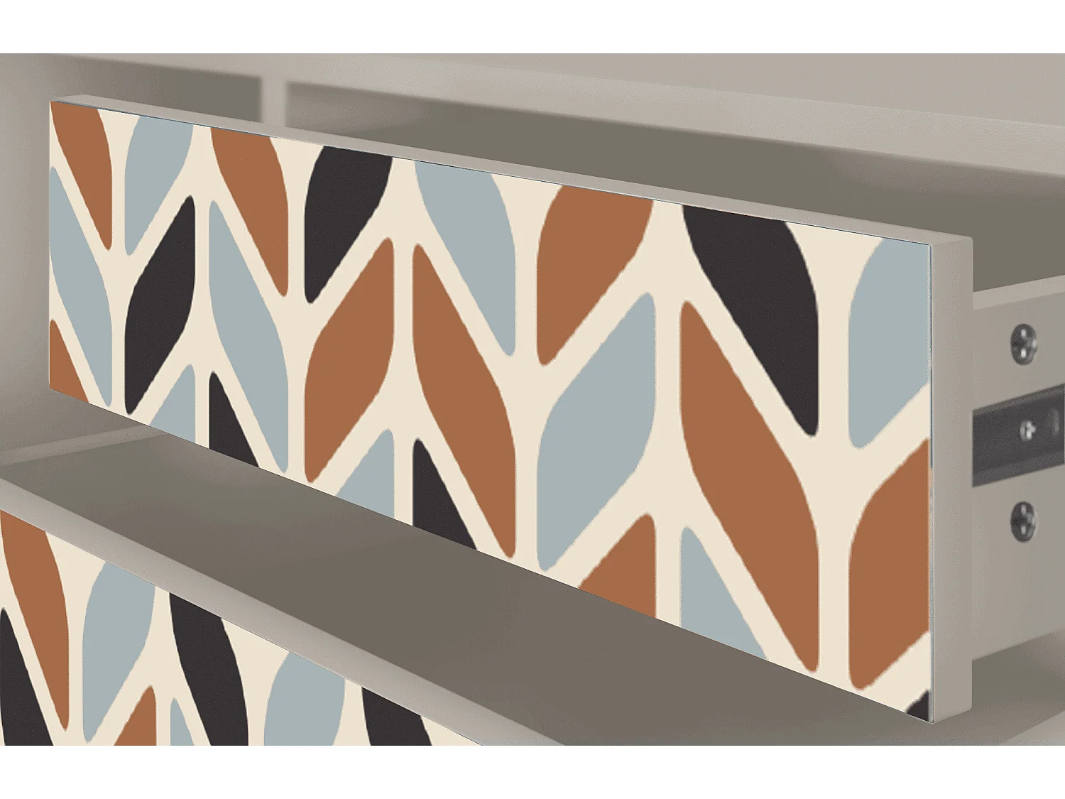 Meuble TV - 170х59х48 cm - T4 - Beige Laure, Sable