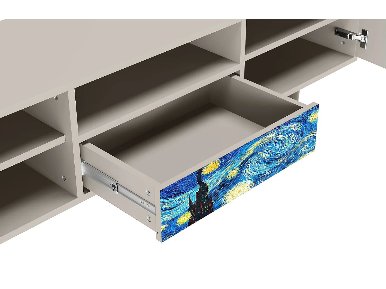 Meuble TV - 170х59х41 cm - T6 - The Starry Night  , Sable