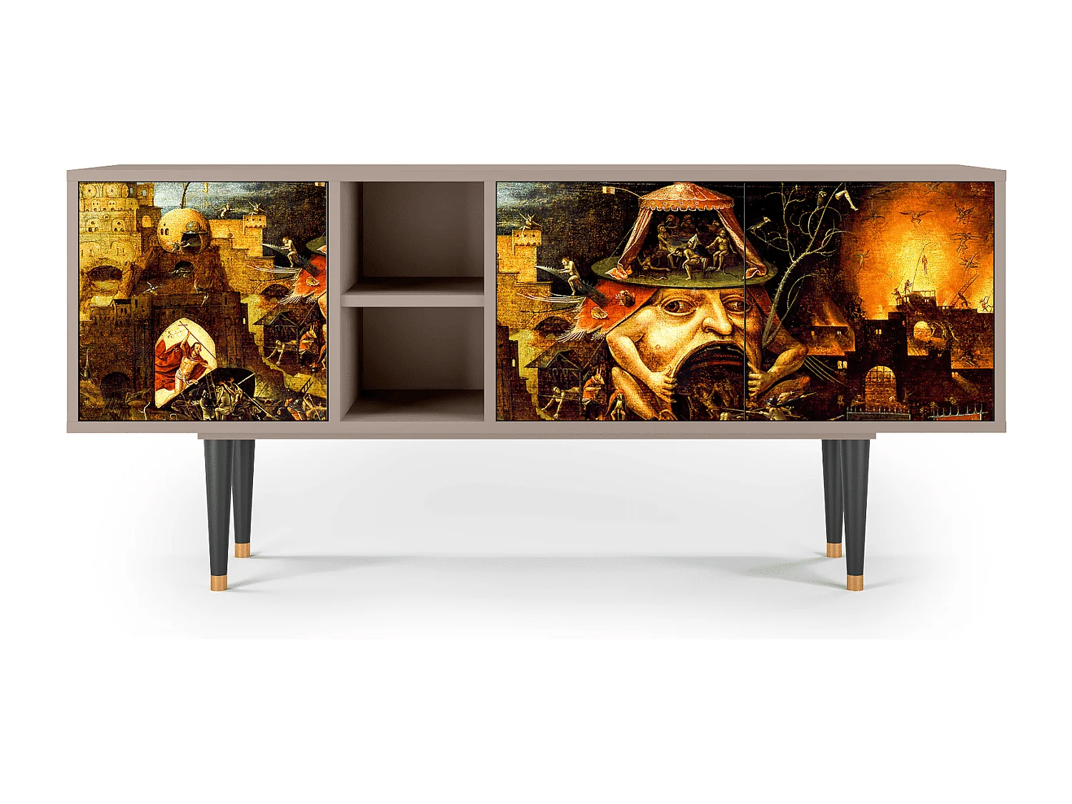 TV-meubel - 150х69х41 cm - T5 - Christ in Limbo, Latte