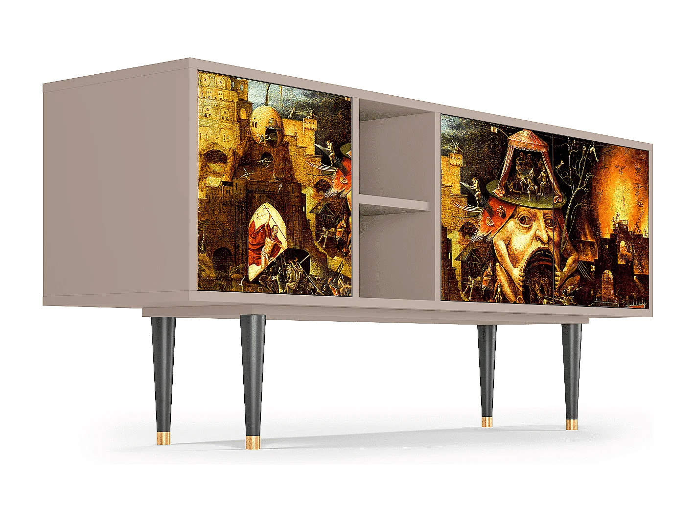 TV-meubel - 150х69х41 cm - T5 - Christ in Limbo, Latte