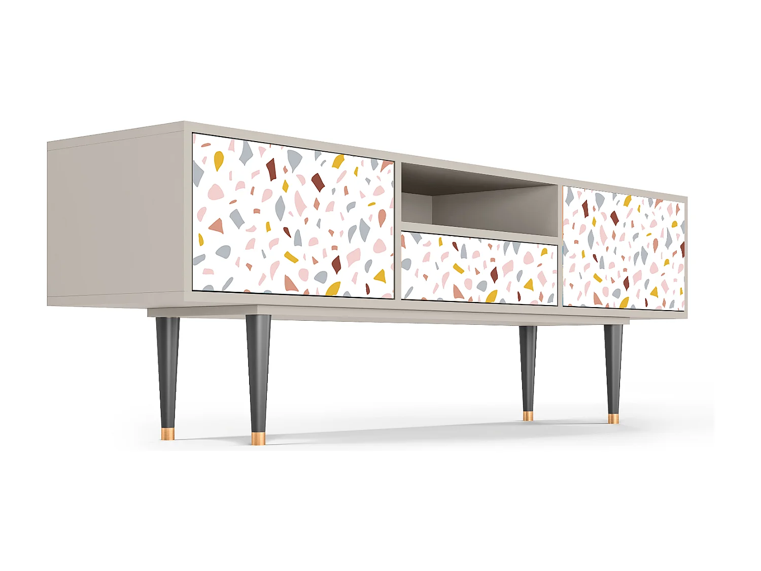 Meuble TV - 170х59х41 cm - T6 - Marmelade Cheese, Sable