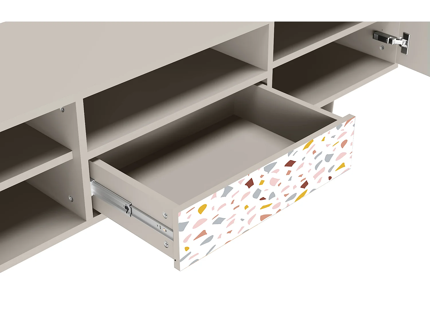 Meuble TV - 170х59х41 cm - T6 - Marmelade Cheese, Sable