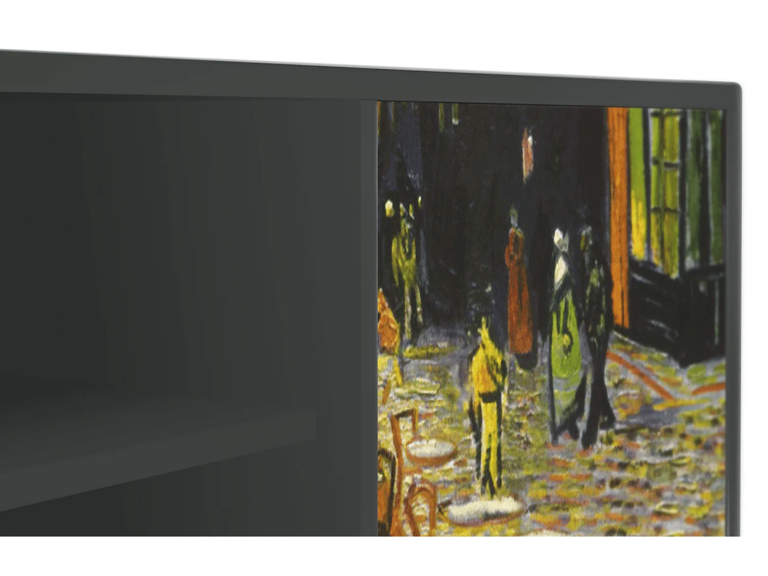 Meuble TV - 170х69х48 cm - T2 - Café Terrace at Night, Anthracite