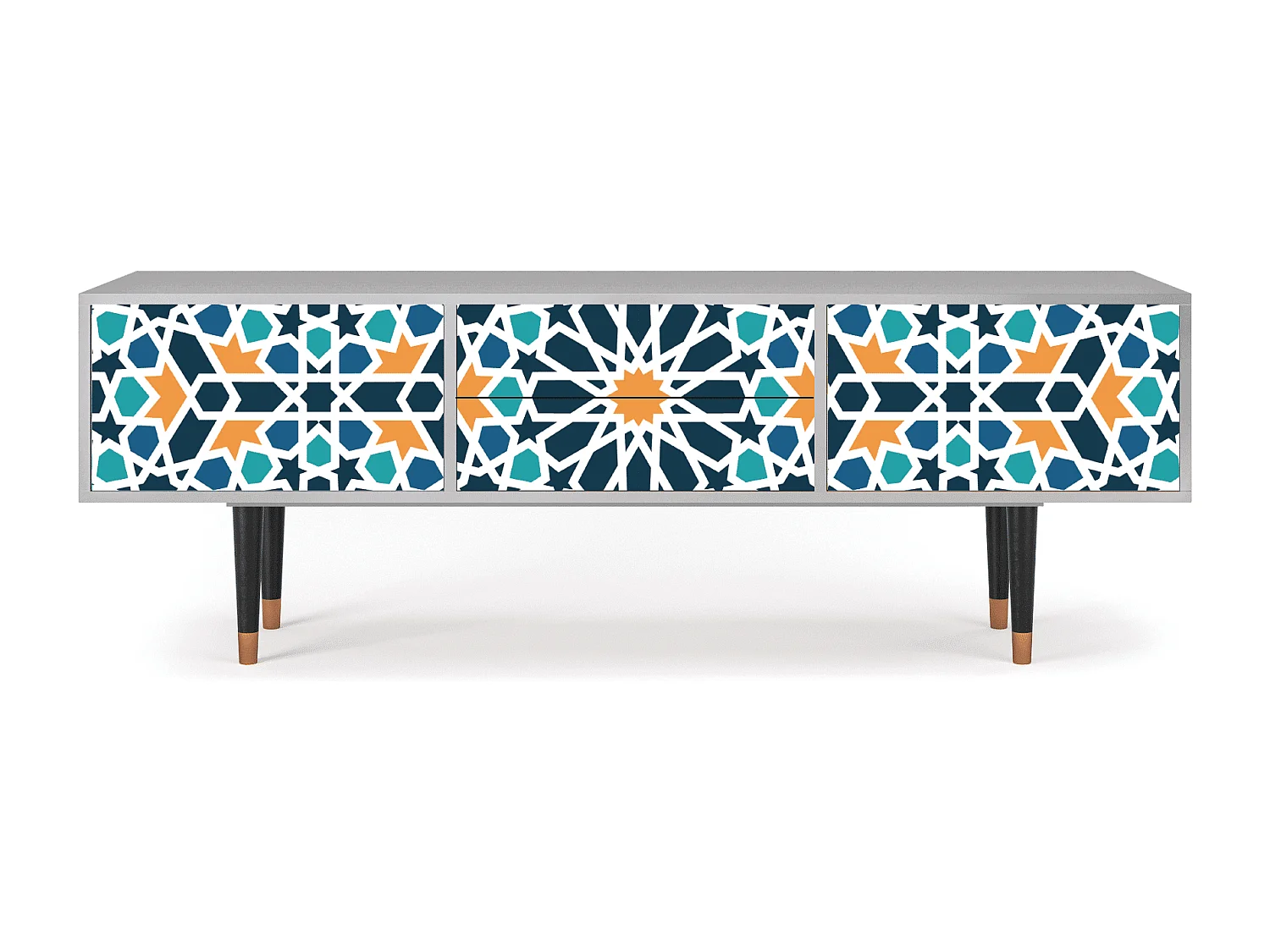 Meuble TV - 170х59х48 cm - T4 - Kaleidoscope, Gris