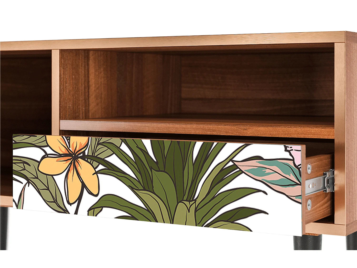 Meuble TV - 115х59х48 cm - T3 - Estival Fruit, Noyer