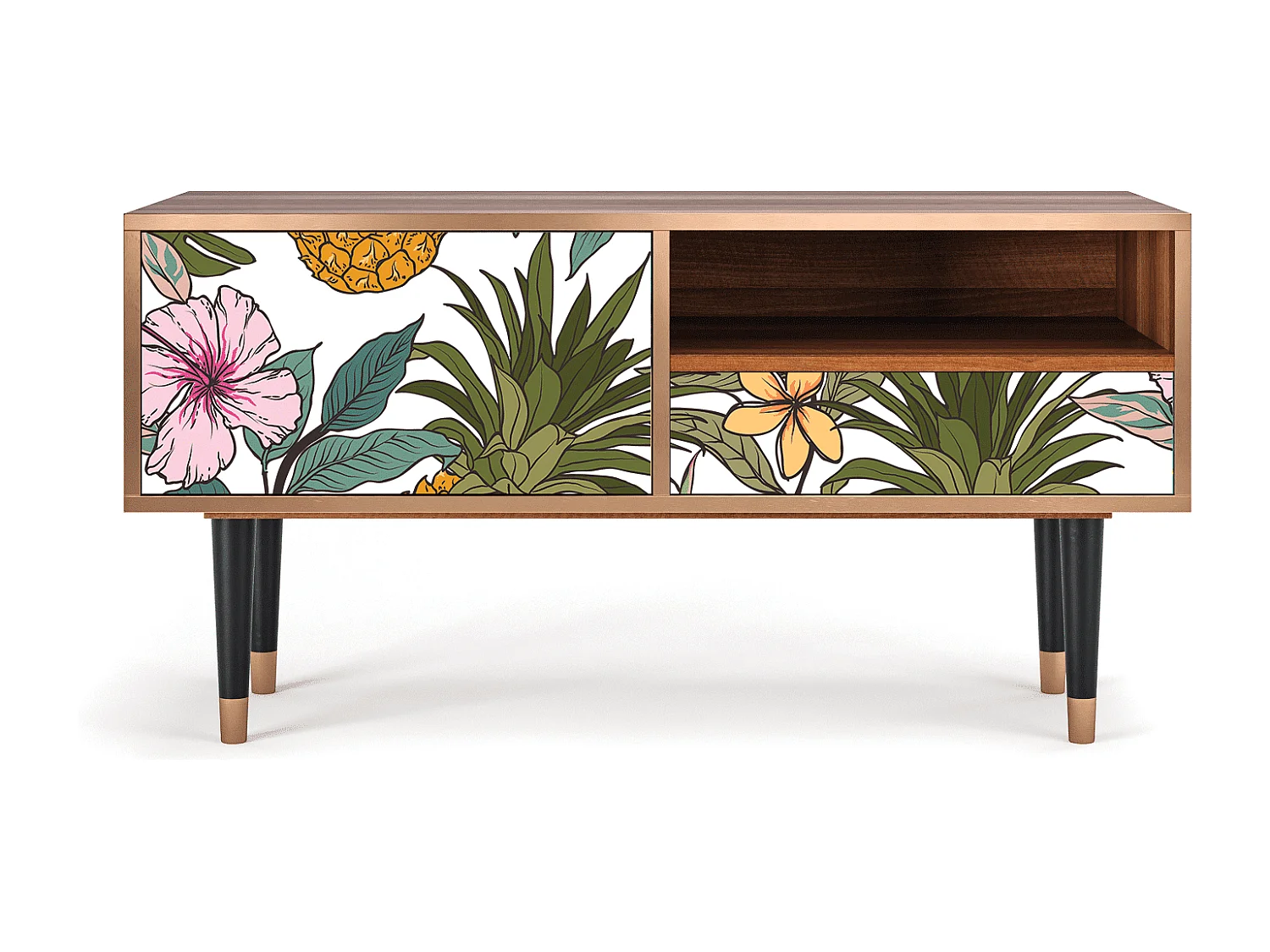 TV-Möbel - 115х59х48 cm - T3 - Estival Fruit, Walnuss