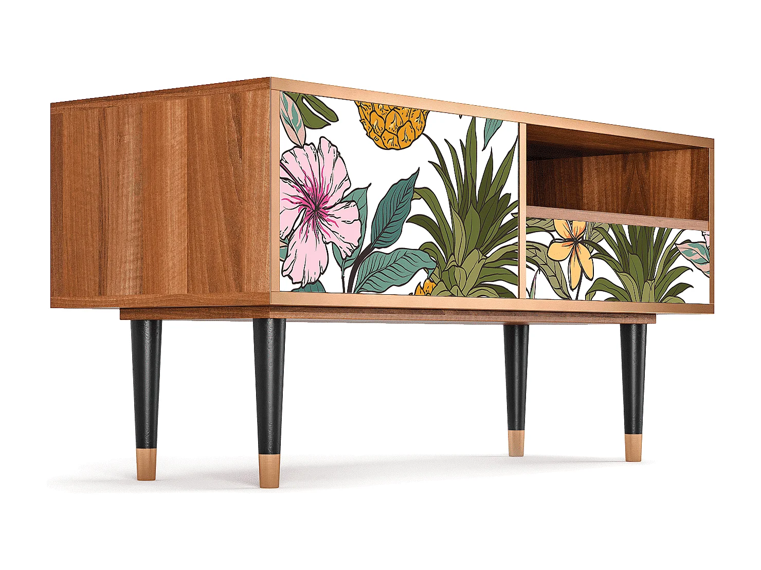 TV-Möbel - 115х59х48 cm - T3 - Estival Fruit, Walnuss