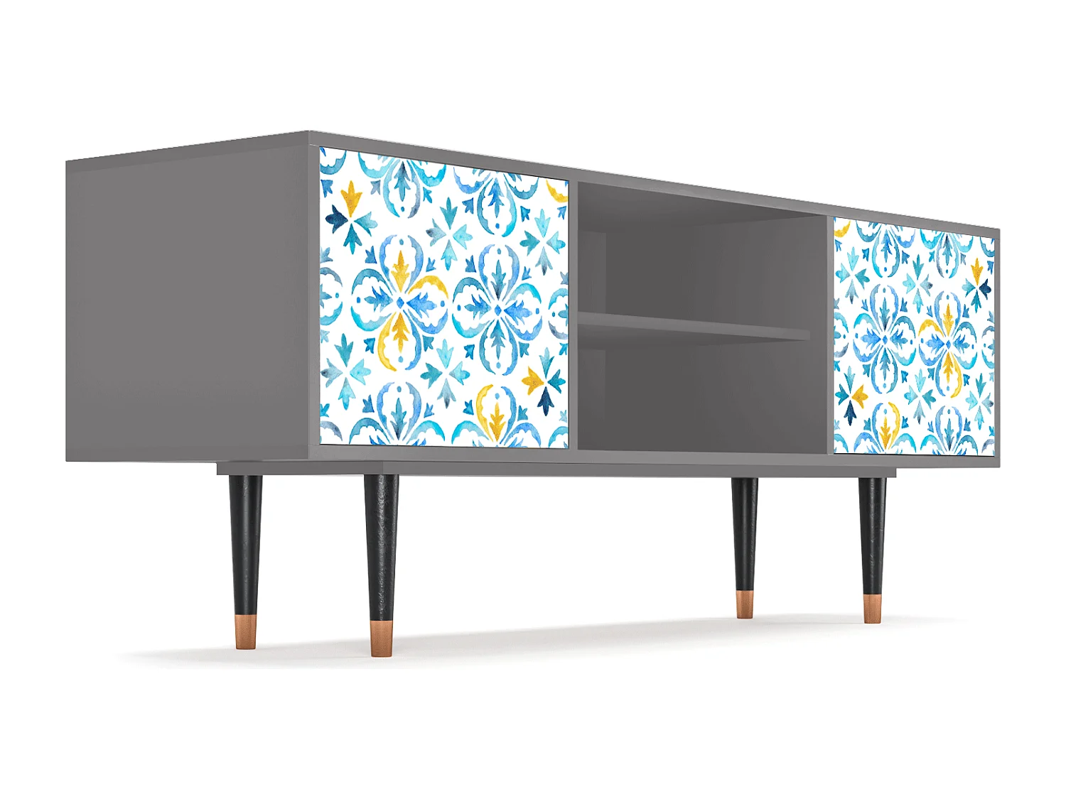 Mueble de TV - 170х69х48 cm - T2 - Lisbon Flover, Gris