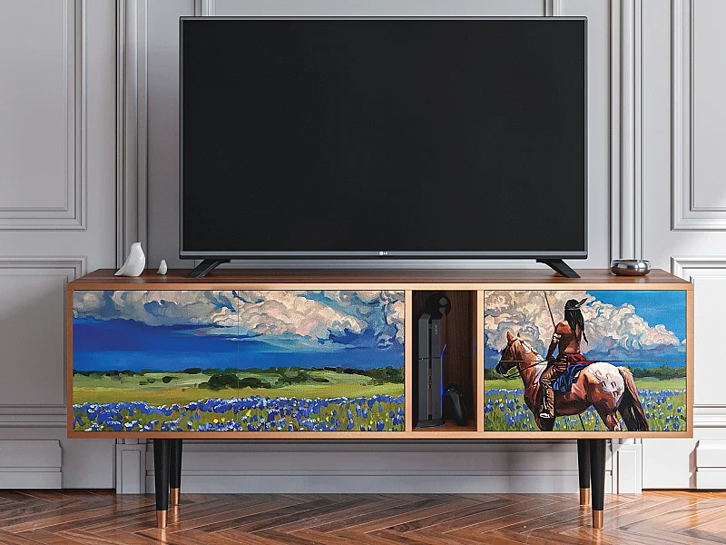 Mueble de TV - 170х69х48 cm - T1 - Thunderheads by Dean, Nogal