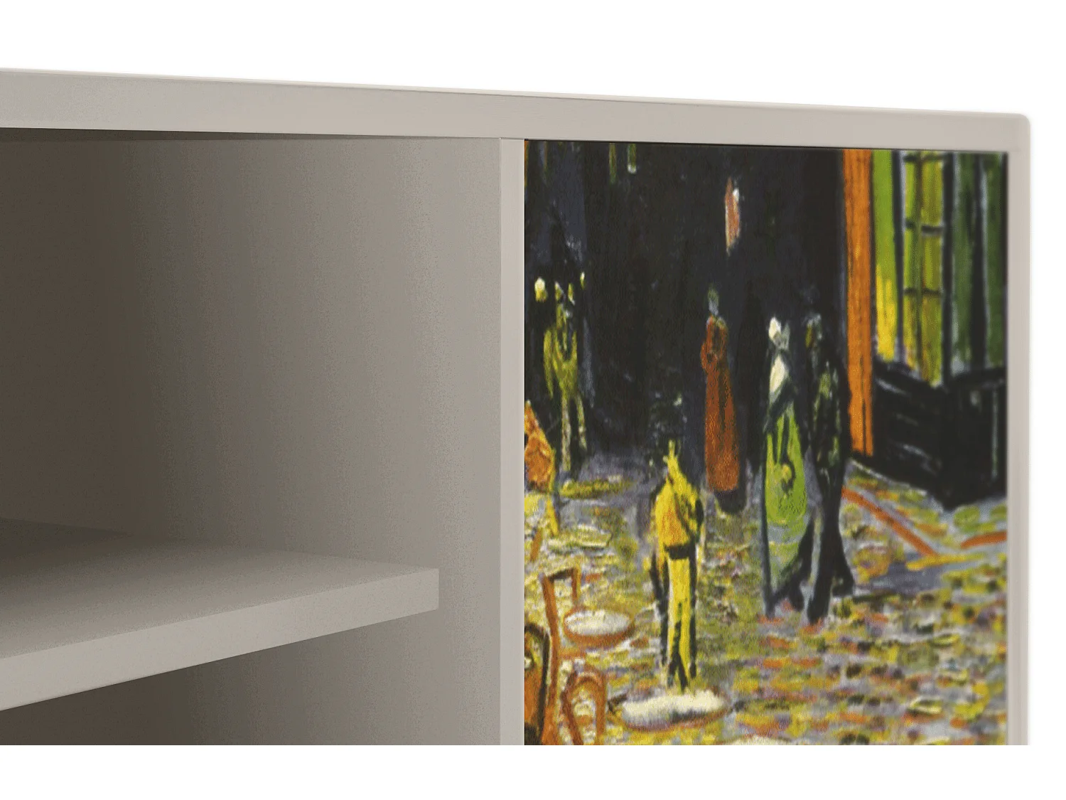 Meuble TV - 170х69х48 cm - T2 - Café Terrace at Night, Sable