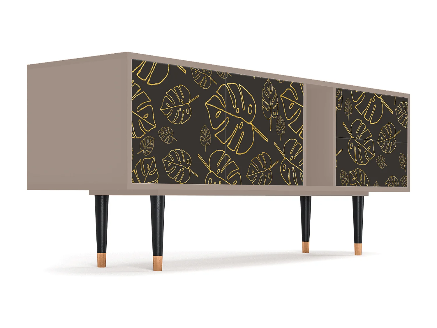 Mobile TV - 170х69х48 cm - T1 - Fall Of The Leaves, Latte