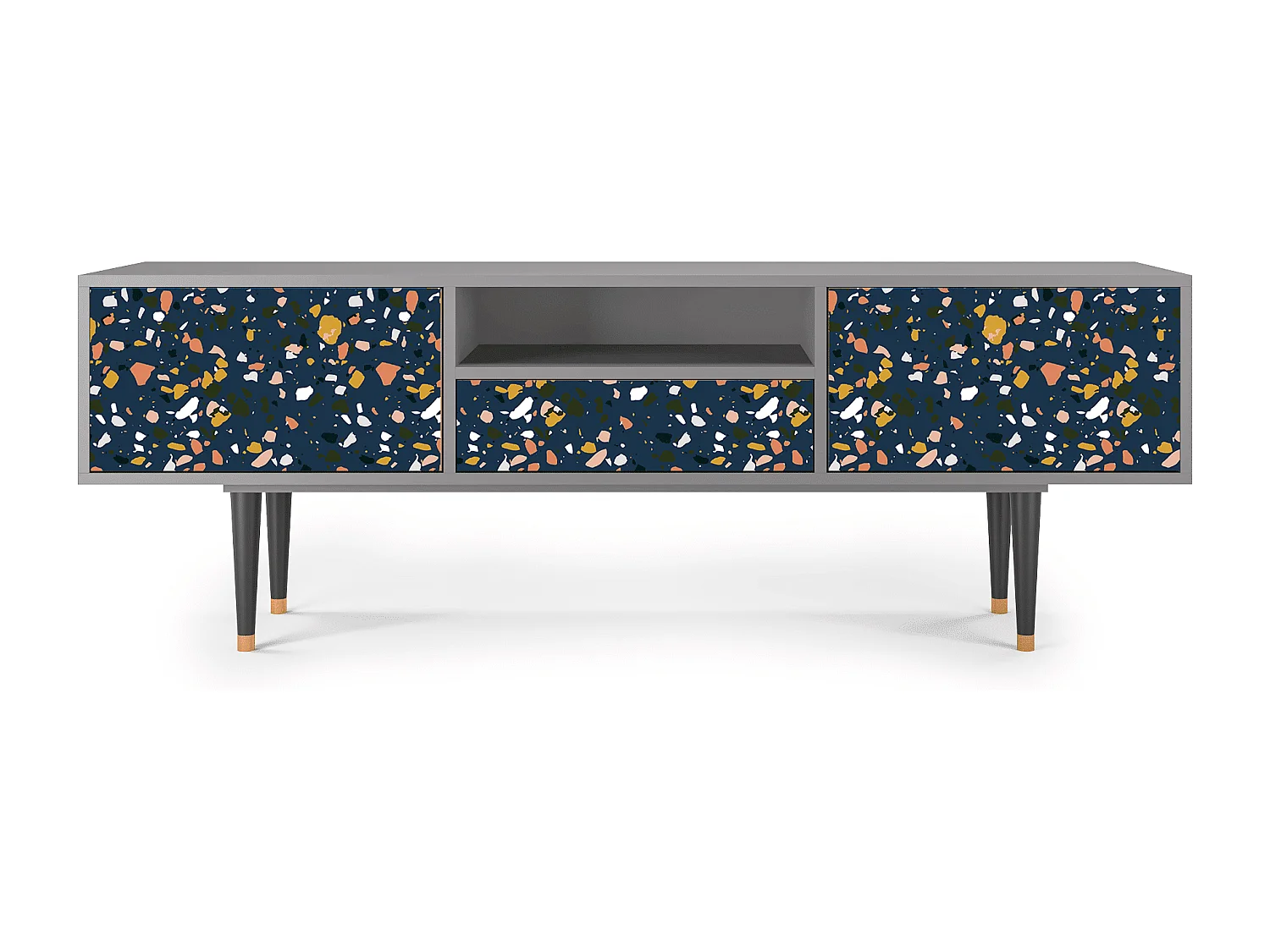 TV-Möbel - 170х59х41 cm - T6 - Night Sky Langhterns, Grau