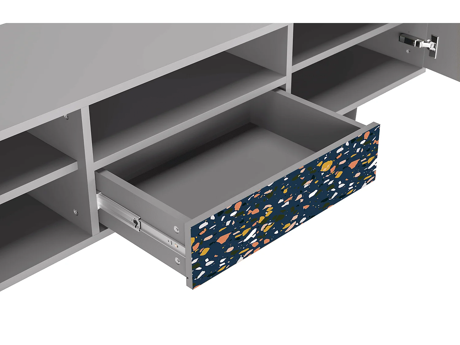 TV-Möbel - 170х59х41 cm - T6 - Night Sky Langhterns, Grau