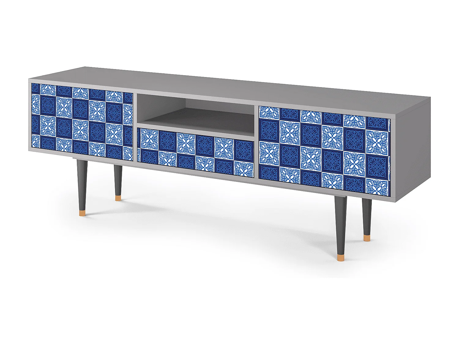 Meuble TV - 170х59х41 cm - T6 - Light Path, Gris