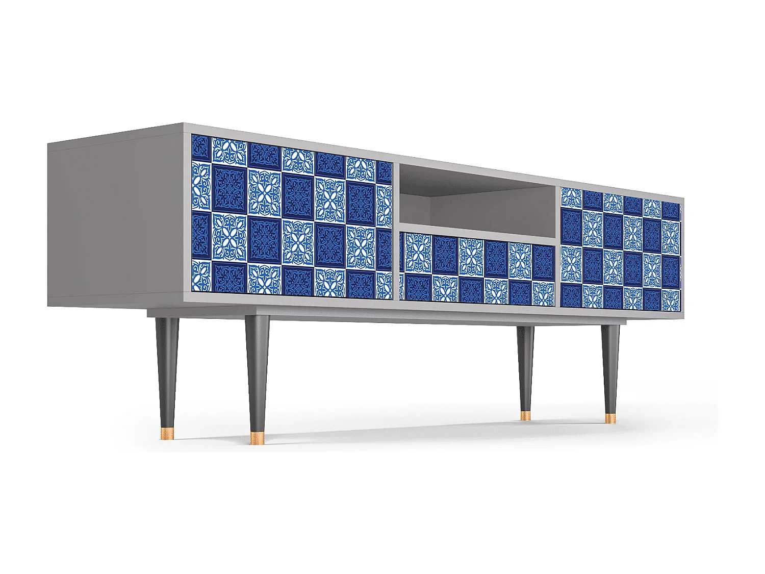 Meuble TV - 170х59х41 cm - T6 - Light Path, Gris