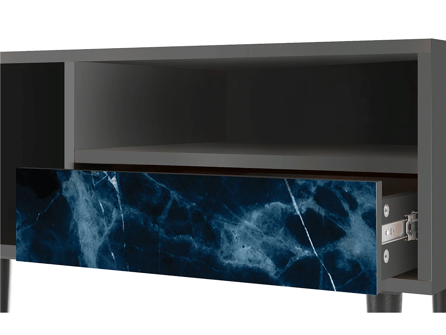 Meuble TV - 115х59х48 cm - T3 - Deep Ocean, Anthracite