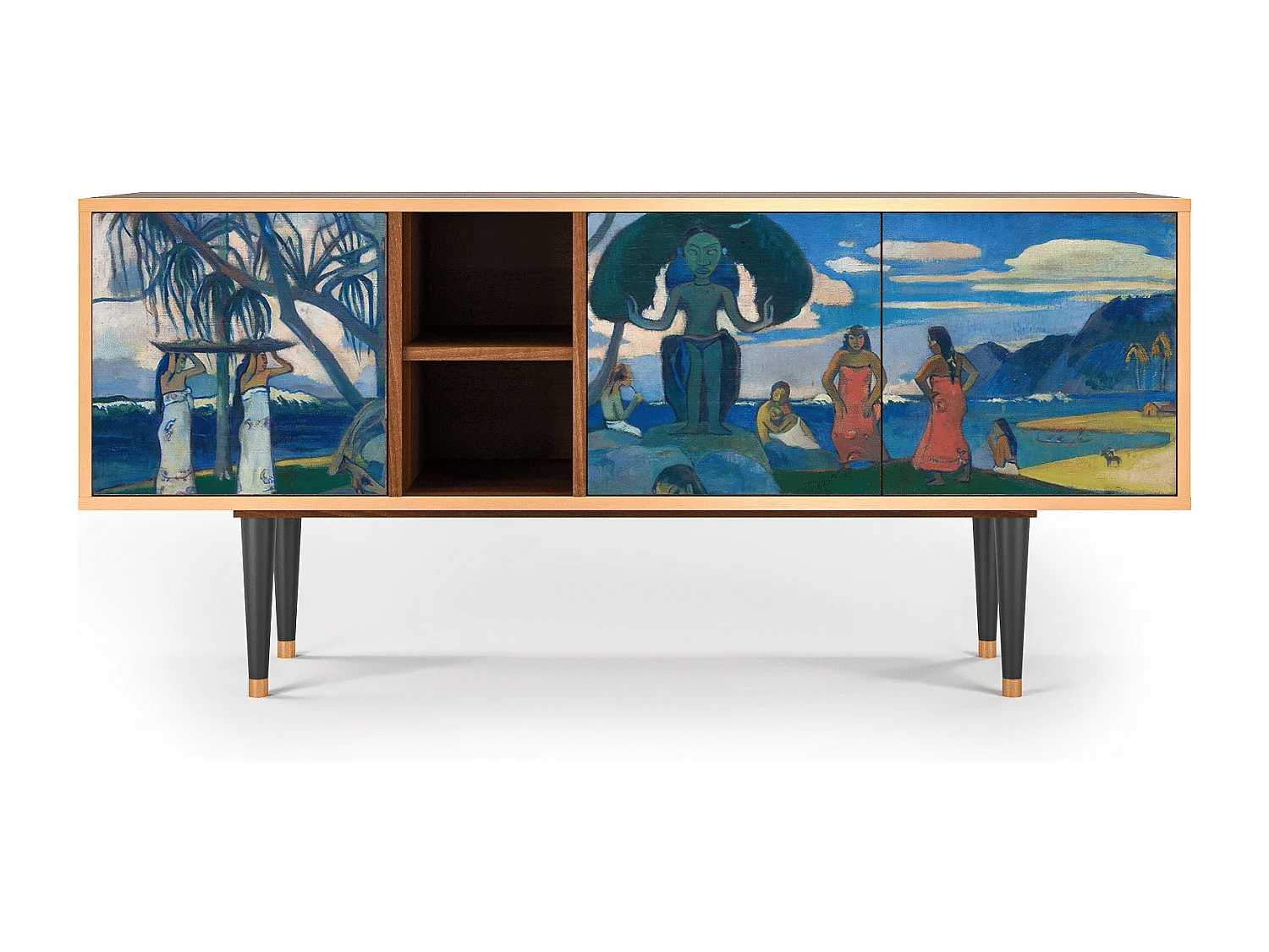 Meuble TV - 150х69х41 cm - T5 - Day of the God, Noyer