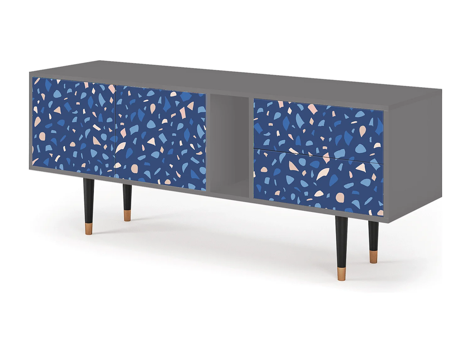 TV-meubel - 170х69х48 cm - T1 - Soap Whirpool, Grijs