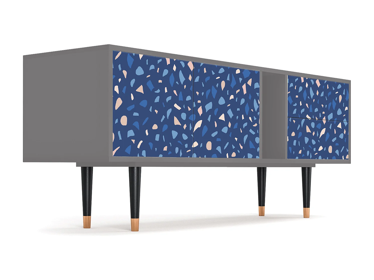 TV-meubel - 170х69х48 cm - T1 - Soap Whirpool, Grijs