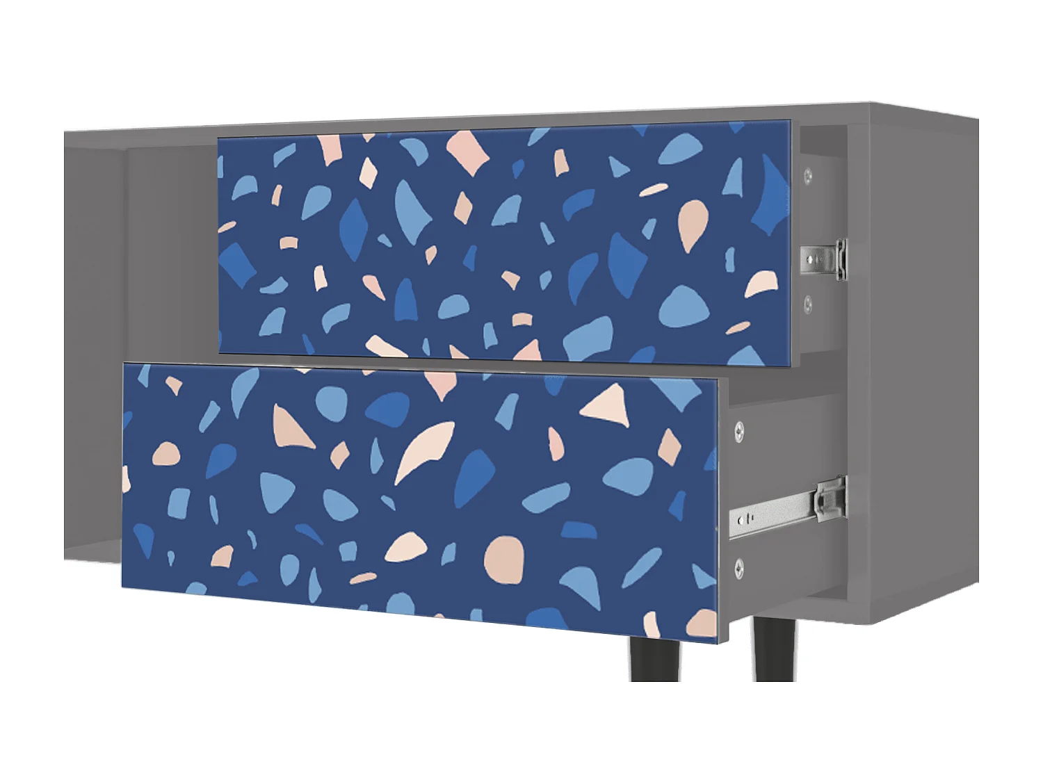 TV-meubel - 170х69х48 cm - T1 - Soap Whirpool, Grijs