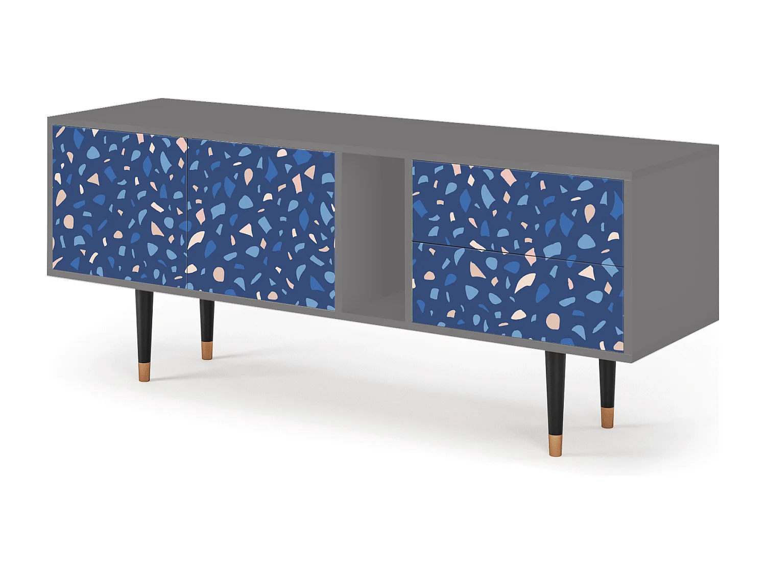 Mobile TV - 170х69х48 cm - T1 - Soap Whirpool, Grigio