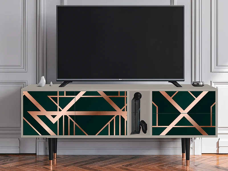 Meuble TV - 170х69х48 cm - T1 - Emerald Gatsby, Sable