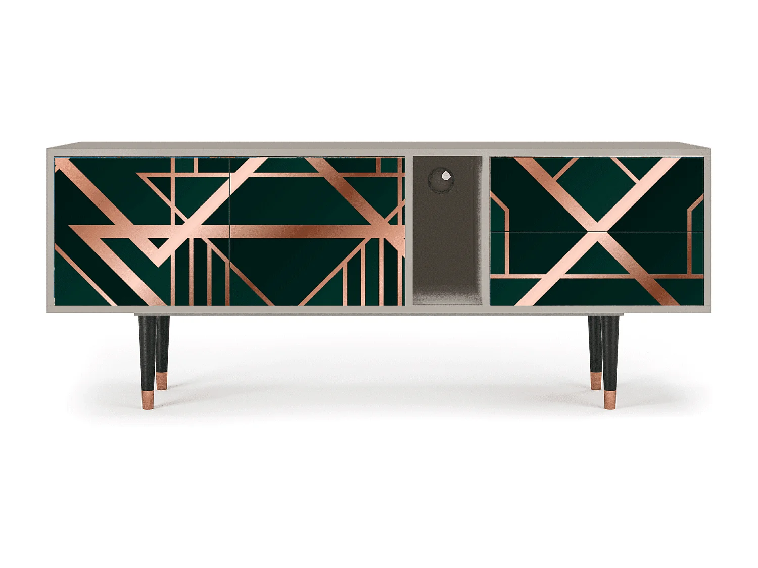 Meuble TV - 170х69х48 cm - T1 - Emerald Gatsby, Sable