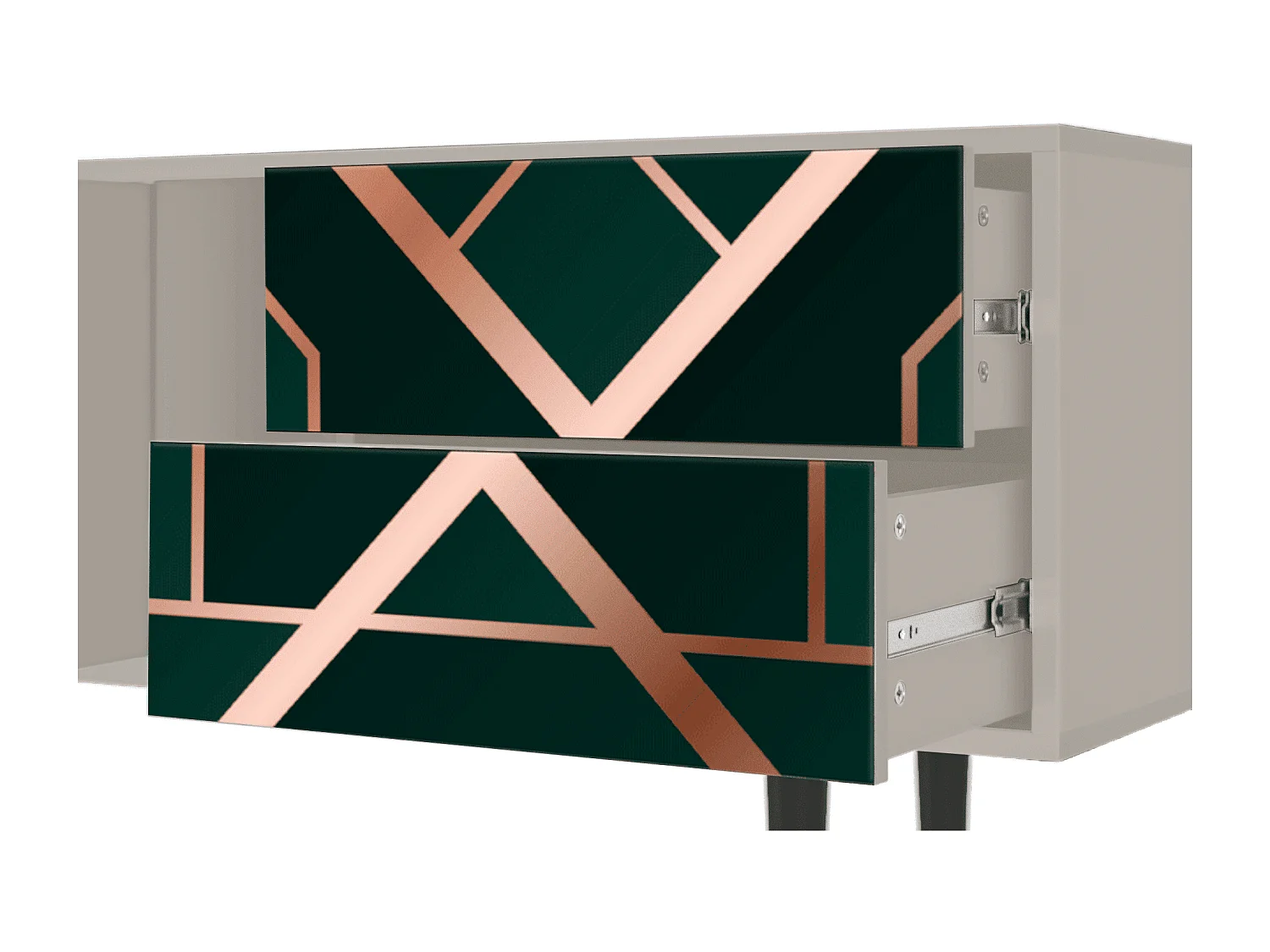 Meuble TV - 170х69х48 cm - T1 - Emerald Gatsby, Sable