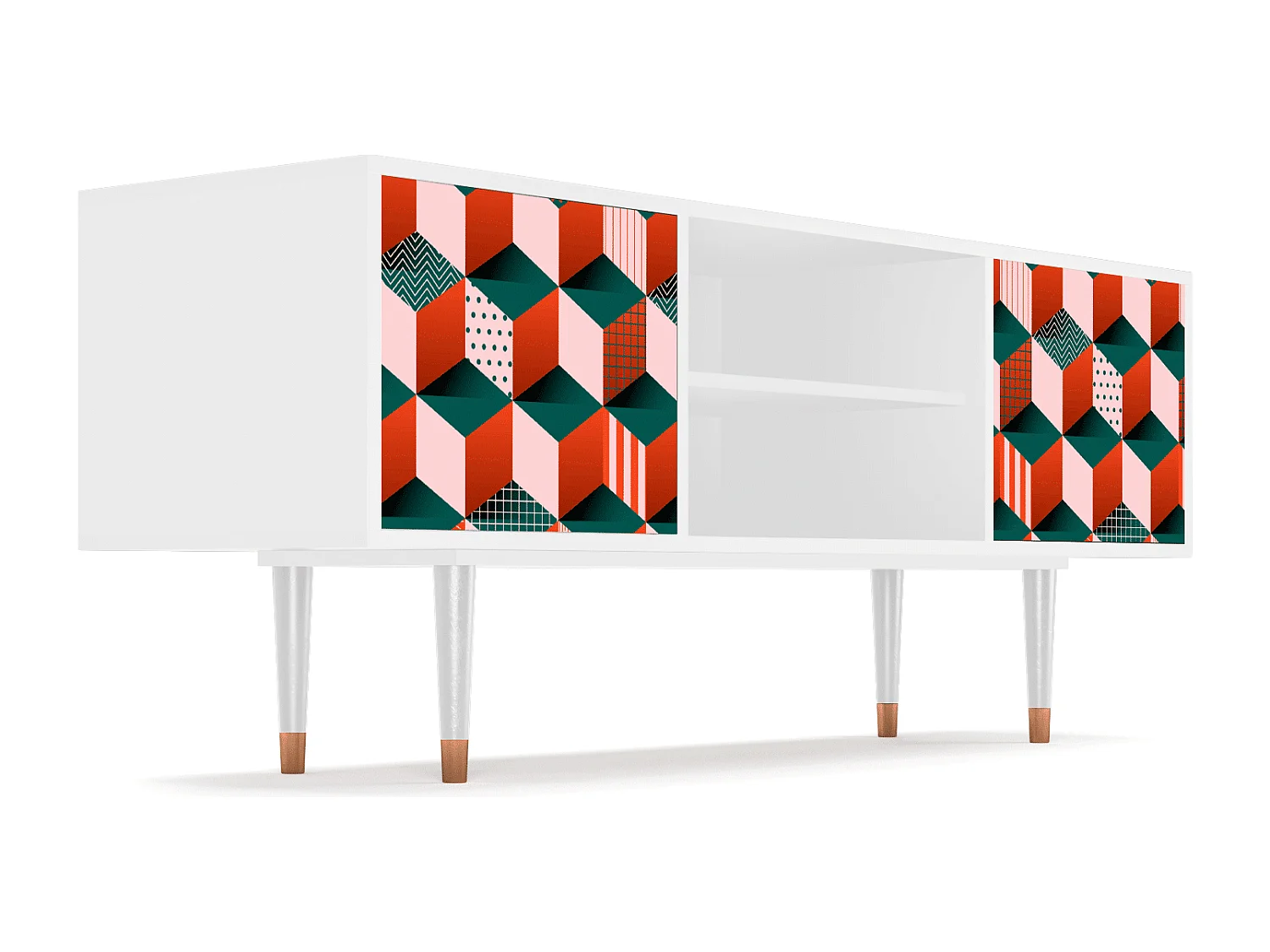 Meuble TV - 170х69х48 cm - T2 - Pepsi-Cola, Blanc